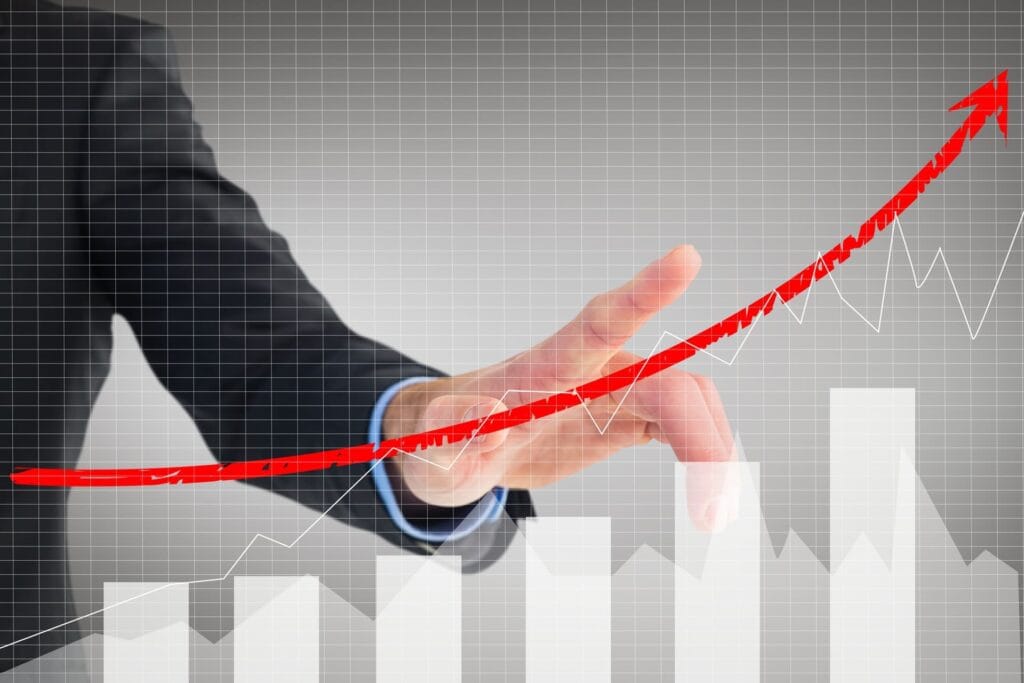 businessman-showing-business-evolution-with-graphic