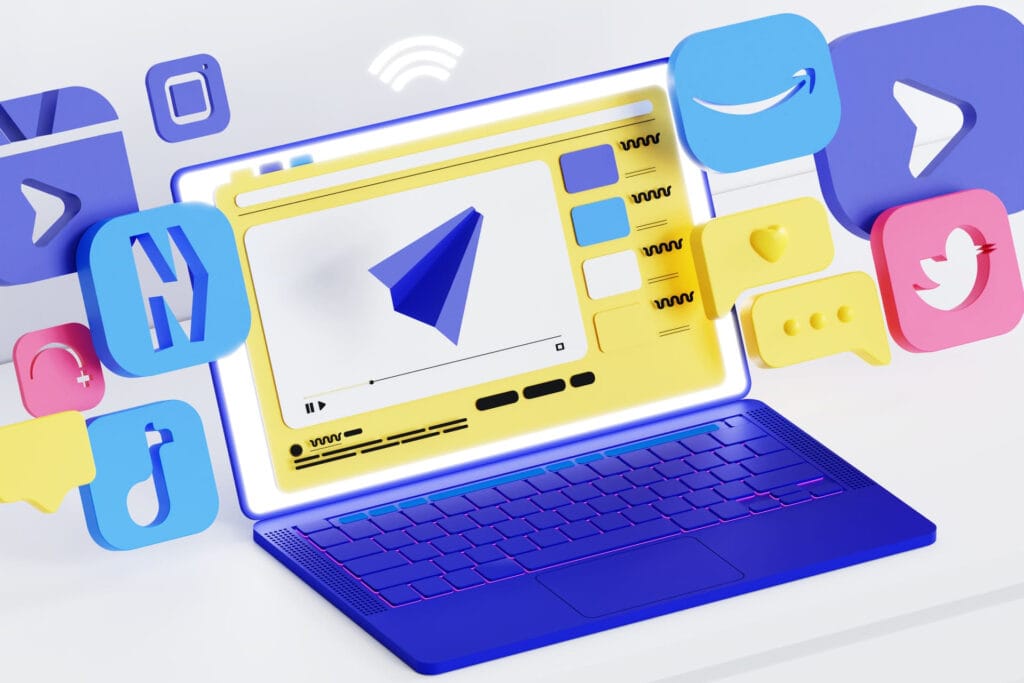 communication-social-media-icons-laptop-device